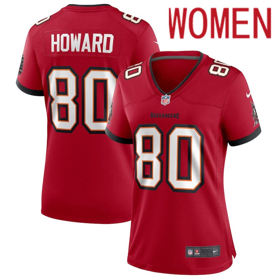 Women Tampa Bay Buccaneers 80 O.J. Howard Nike Red Game NFL Jersey